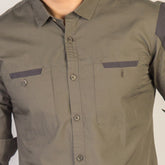 Shirt:Full Sleeve_Trendy Fit_ Solid_442#2